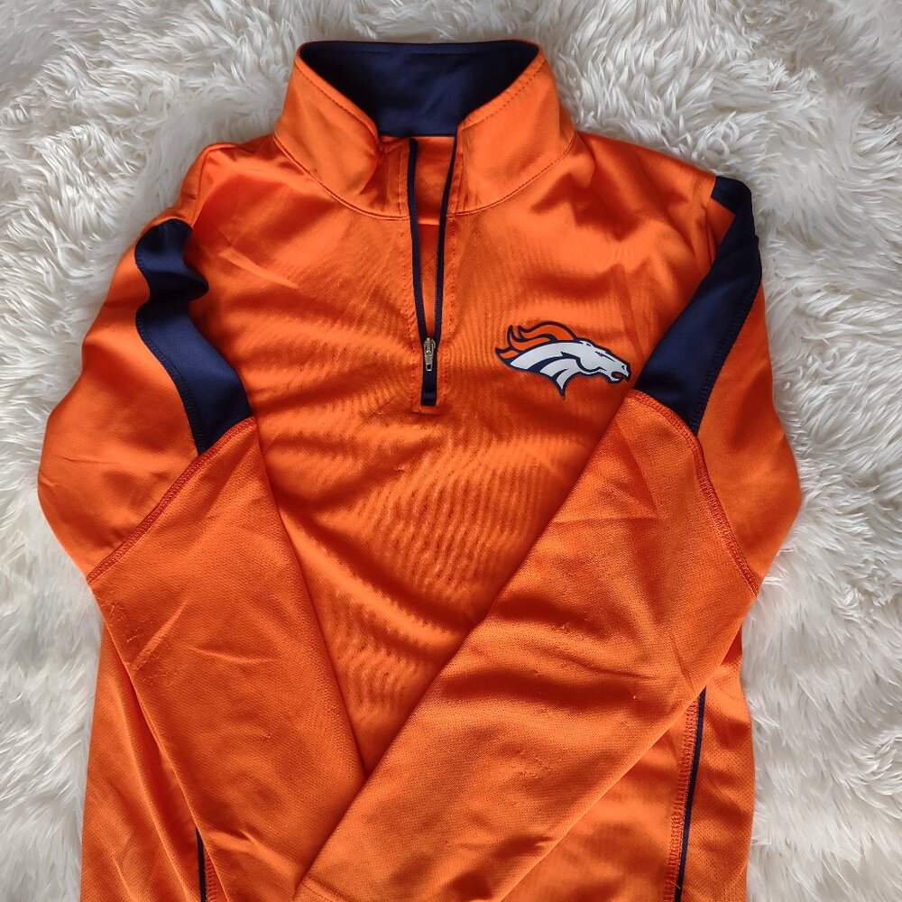Broncos kids lightweight pullover med 10/12